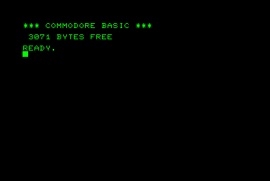 Commodore PET Screen