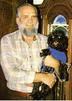 Jay Miner und sein Hund Mitchy